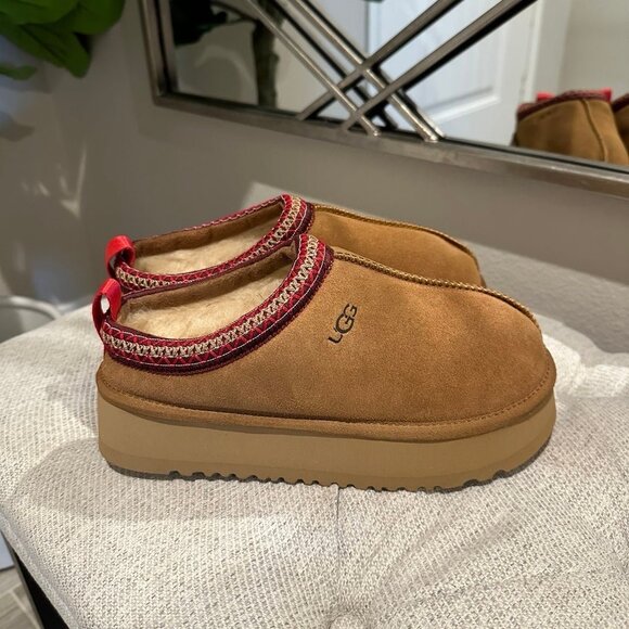UGG Tazz Platform Slippers Chestnut❤️❤️❤️ - Picture 4 of 7
